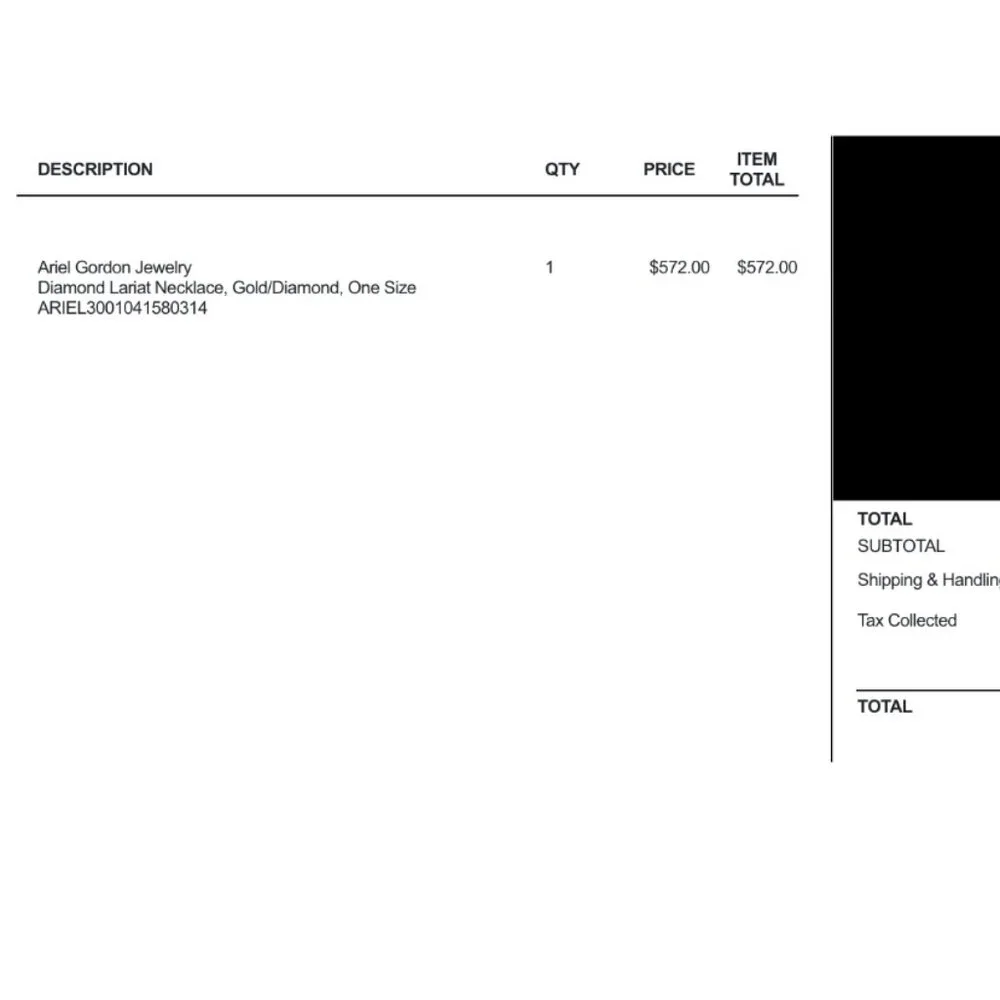 Ariel Gordon Jewelry Diamond Lariat Necklace - Picture 3 of 7